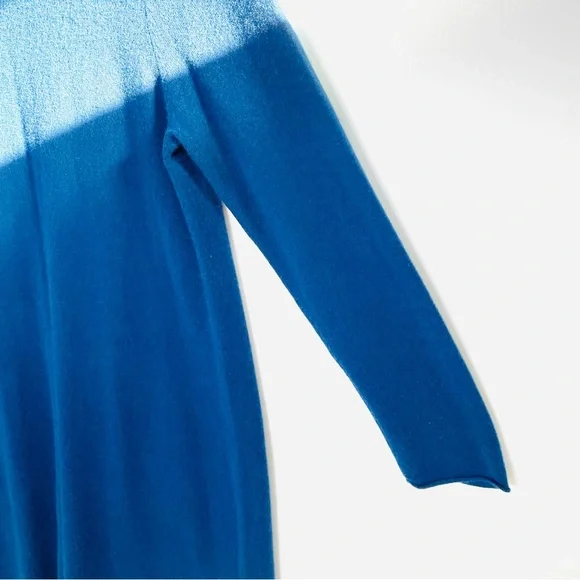 Minimalist | J McLaughlin 100% Cashmere Cardigan | Deep Blue Long Duster | XL - Picture 12 of 16